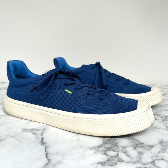 Cariuma Mineral Blue IBI Low Knit Sneaker - Men’s Size 9.5 - Picture 1 of 13